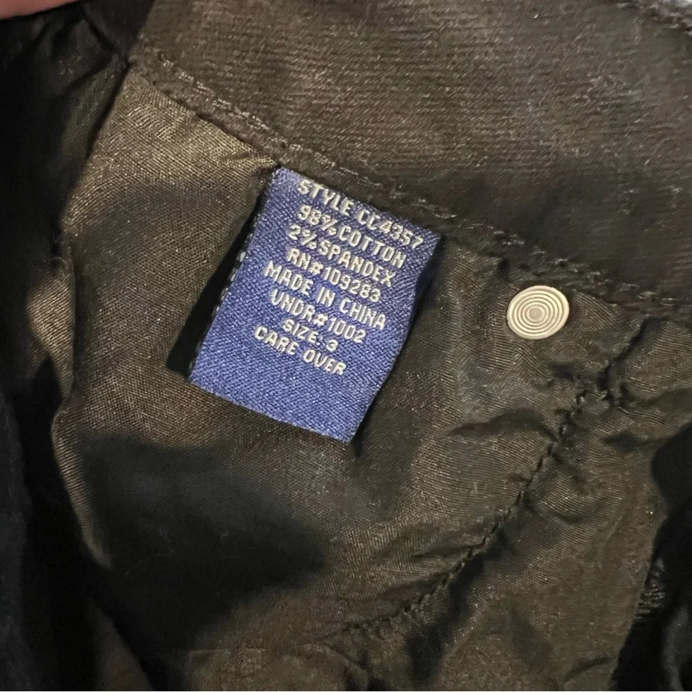 🌻 Ocean Drive Black Distress Denim Jean Shorts - Size 3 - Picture 3 of 4